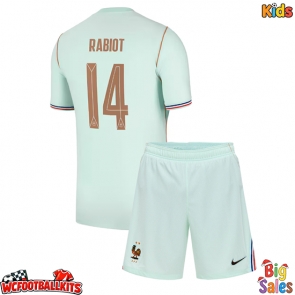 France Adrien Rabiot #14 Replica Away Stadium Kit for Kids World Cup 2026 Short Sleeve (+ pants)